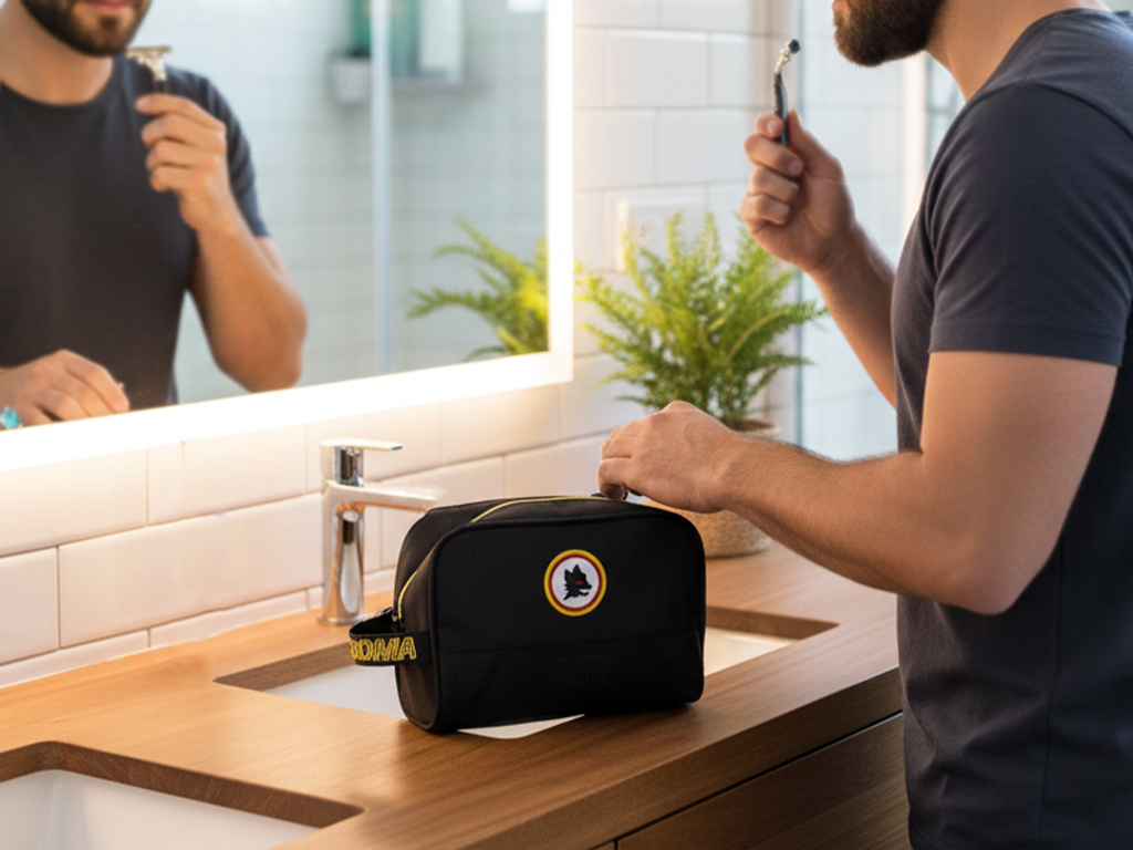 ROMA TROUSSE NERO, #AS ROMA | Ellepiu