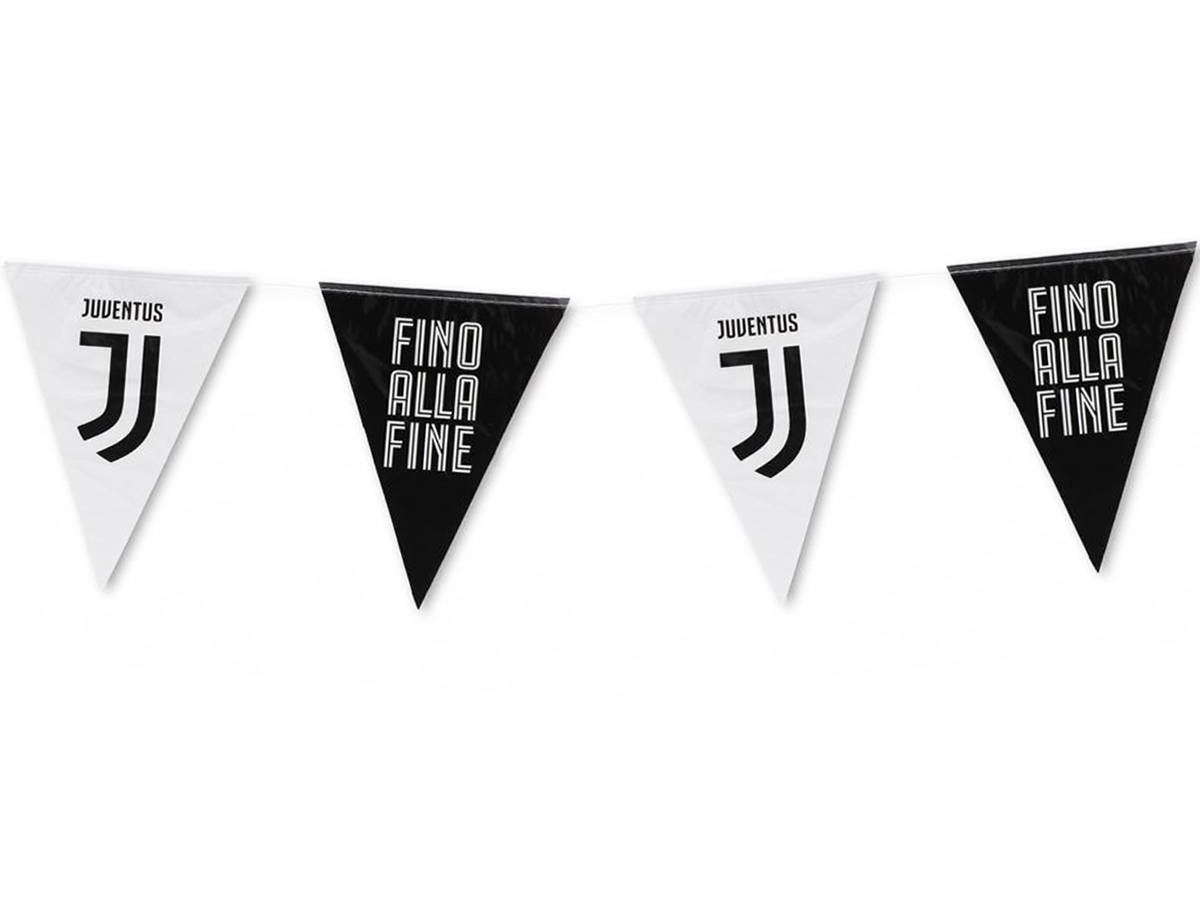 JUVE FESTONE CON BANDIERINE | Ellepiu