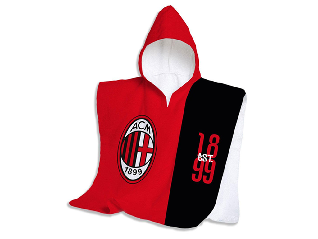 MILAN PONCHO IN SPUGNA,ROSSO | Ellepiu