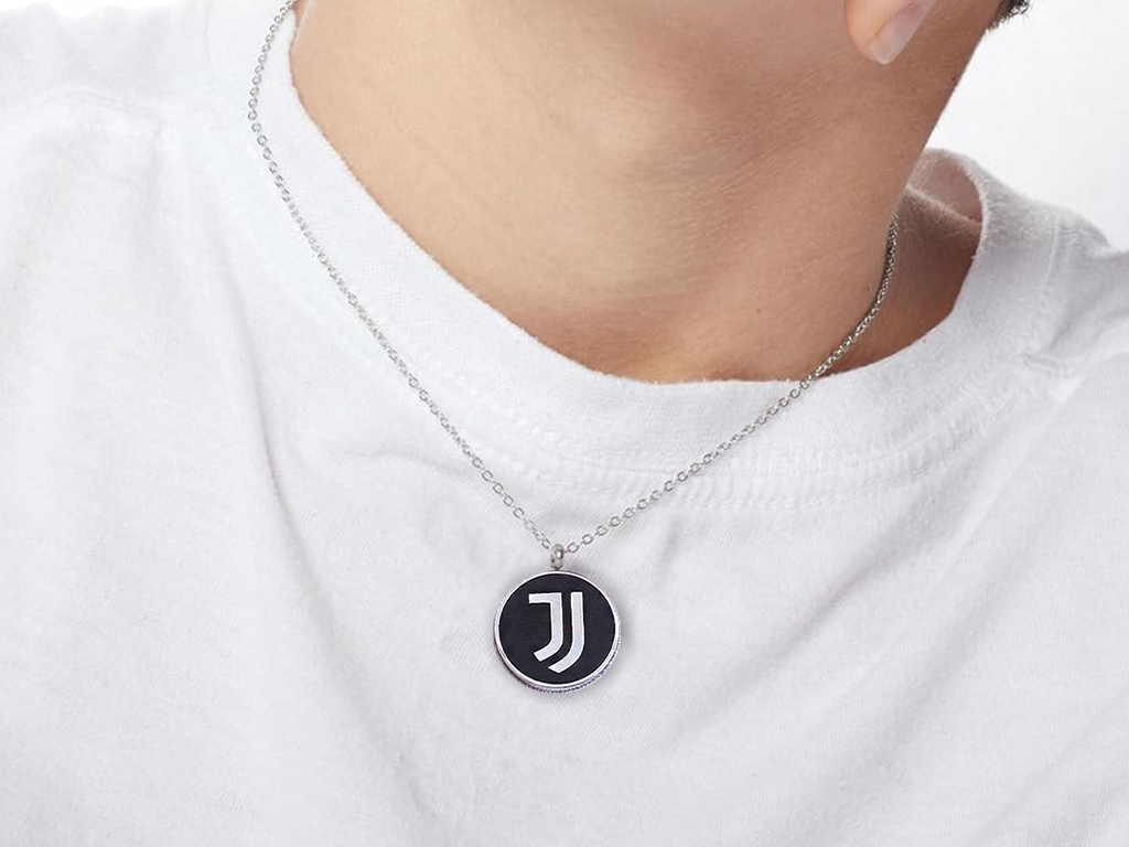 JUVE COLLANA CIONDOLO NERO, RAGAZZO | Ellepiu