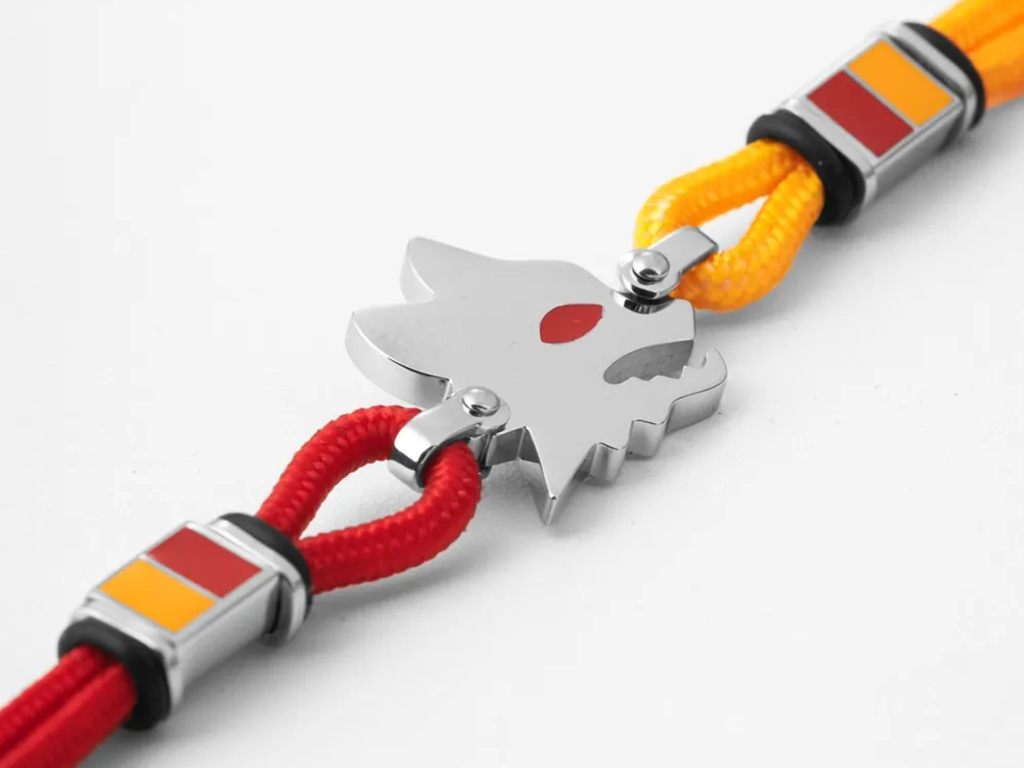 ROMA BRACCIALE CIONDOLO, GIALLOROSSO | Ellepiu