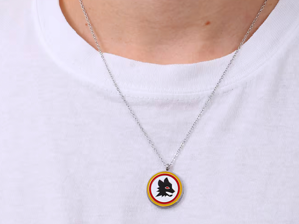 ROMA COLLANA CIONDOLO ACCIAIO, ADULTO | Ellepiu