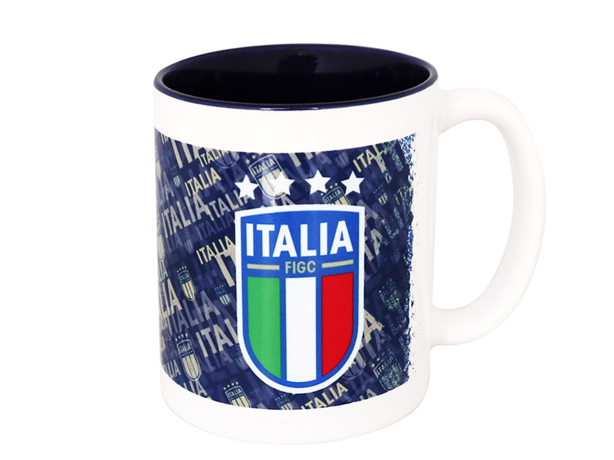 FIGC TAZZA MUG ITALIA, INTERNO BLU | Ellepiu