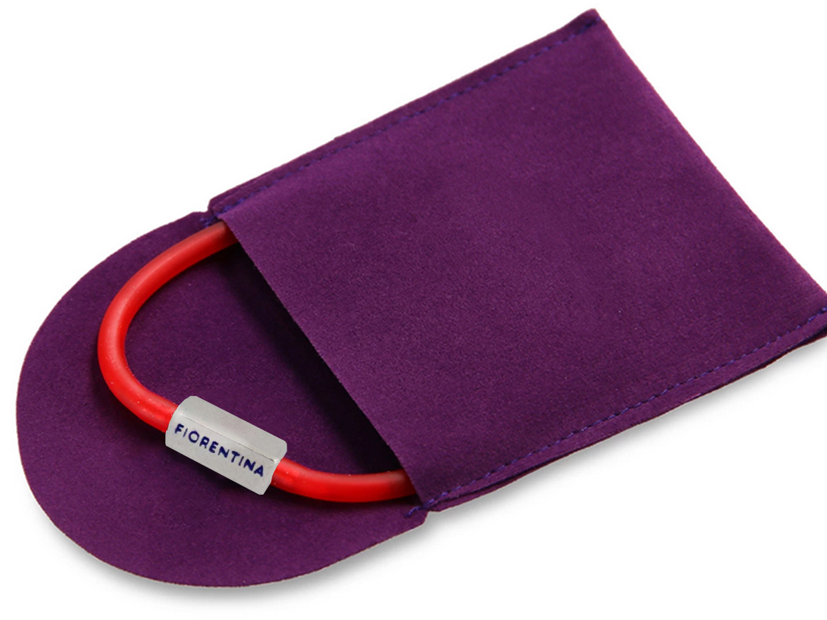 FIORENTINA BRACCIALE SILICONE, PIASTRINA | Ellepiu