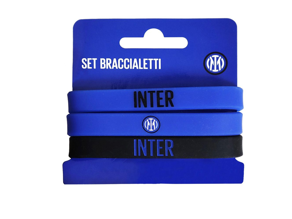 INTER TRIS BRACCIALETTI, SILICONE | Ellepiu