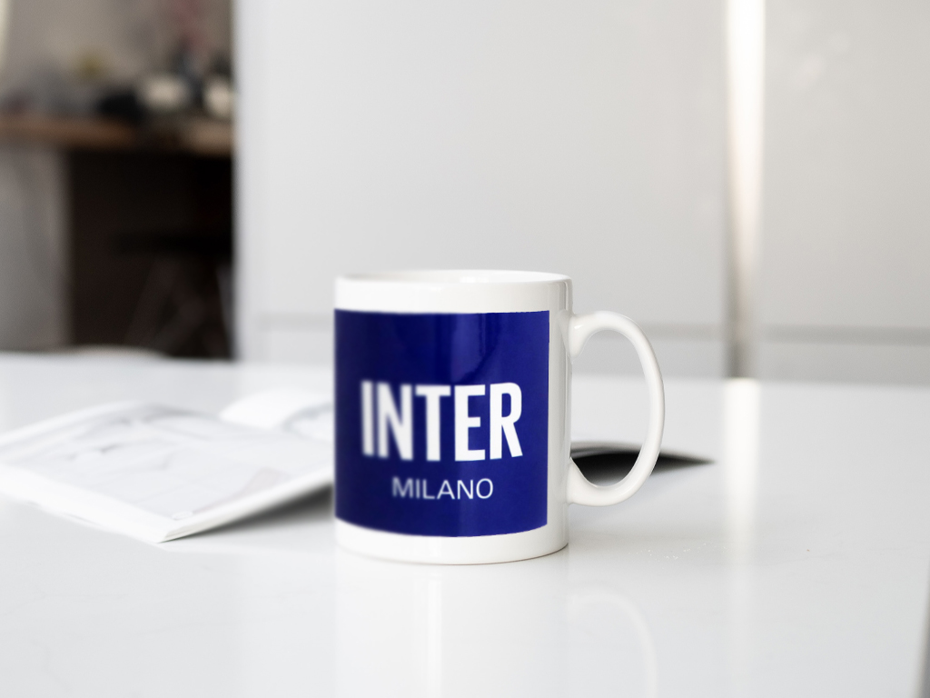 INTER TAZZA MUG BLU, INT. BIANCO | Ellepiu