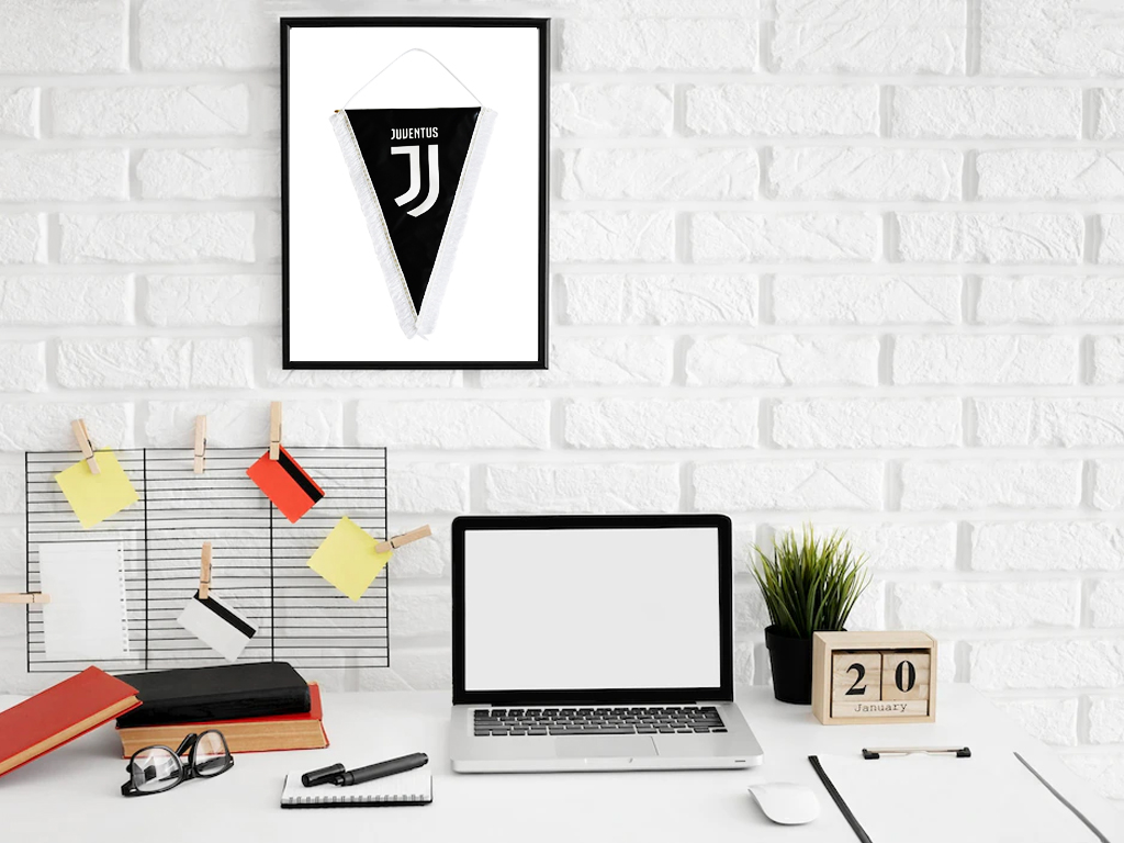 JUVE GAGLIARDETTO NERO,MEDIO | Ellepiu