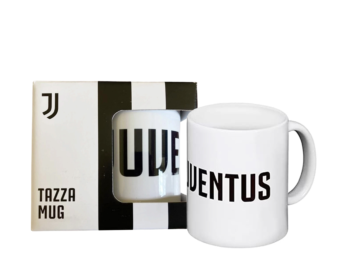JUVE TAZZA MUG BIANCA CON LOGO | Ellepiu
