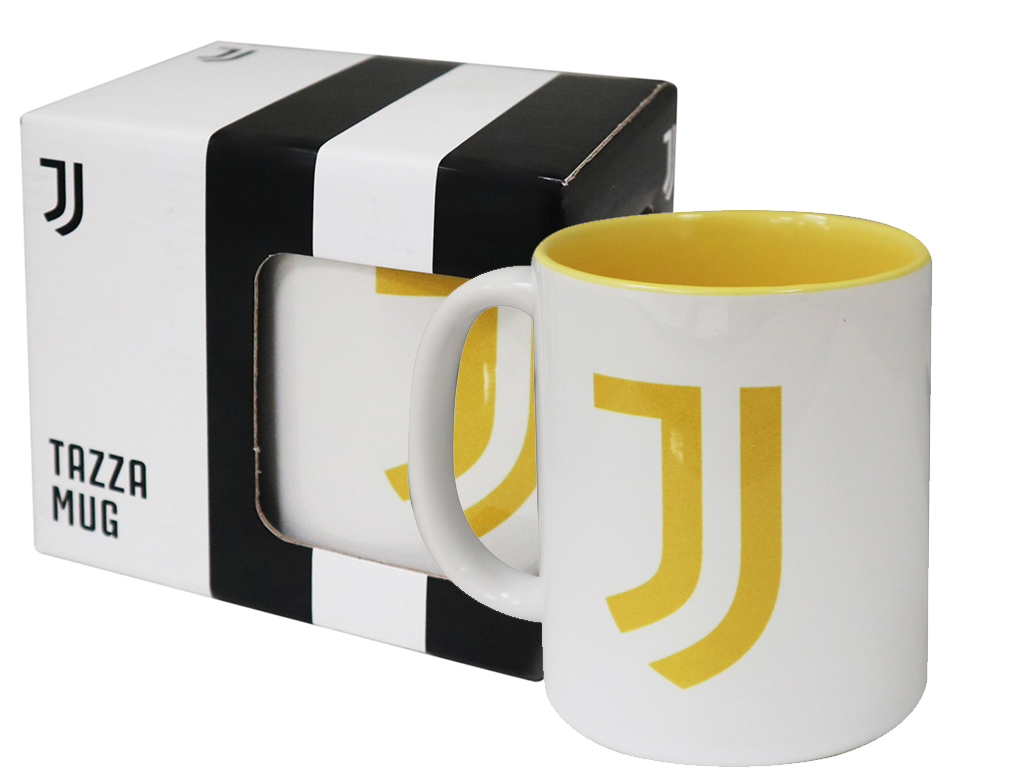 JUVE TAZZA MUG BIANCA, INT. FLUO | Ellepiu