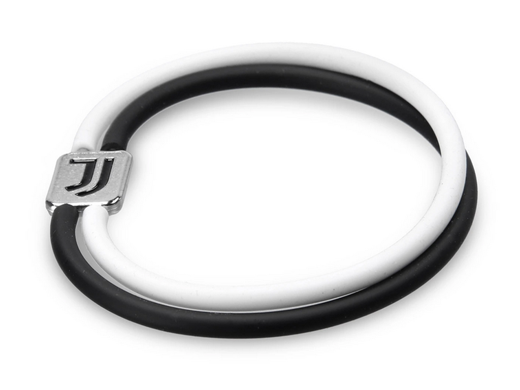 JUVE BRACCIALE LOGO, DOPPIO FILO | Ellepiu