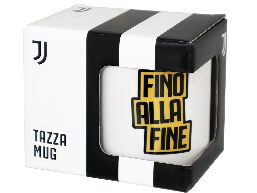 JUVE TAZZA MUG #FINO ALLA FINE, BIANCO | Ellepiu