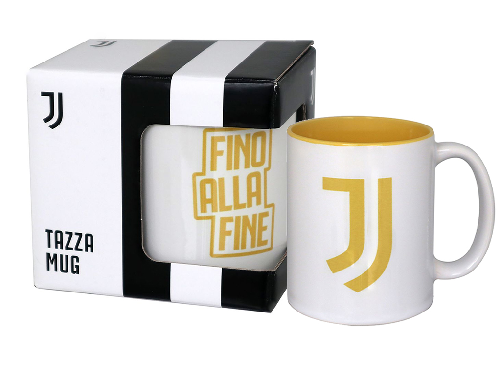JUVE TAZZA MUG #FINO ALLA FINE, GIALLO | Ellepiu