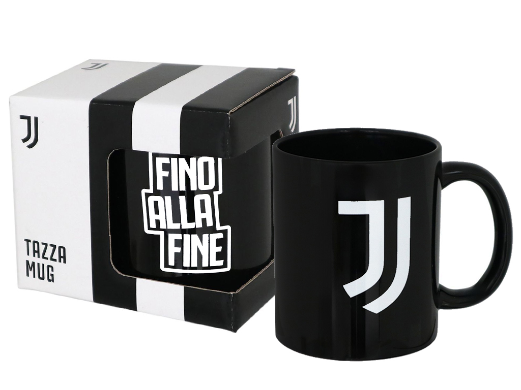 JUVE TAZZA MUG #FINO ALLA FINE,ALL BLACK | Ellepiu
