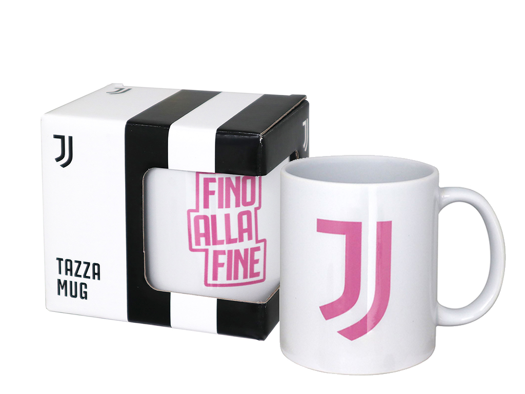 JUVE TAZZA MUG #FINO ALLA FINE, ROSA | Ellepiu
