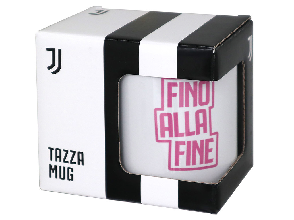 JUVE TAZZA MUG #FINO ALLA FINE, ROSA | Ellepiu