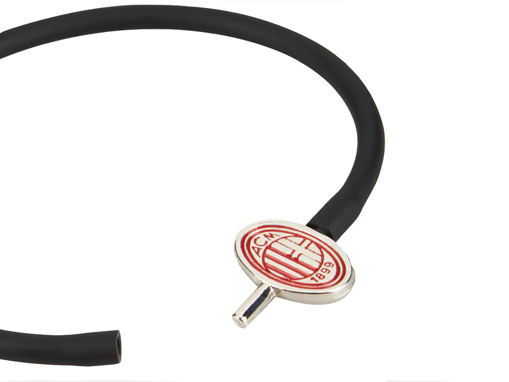 MILAN BRACCIALE NERO, LOGO | Ellepiu