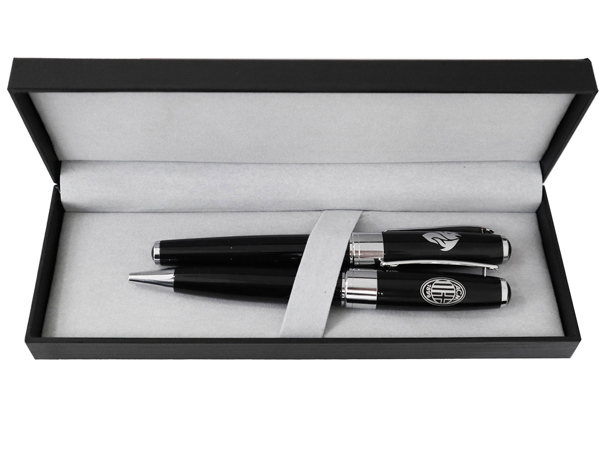 MILAN SET ROLLER E PENNA IN OTTONE, BOX | Ellepiu