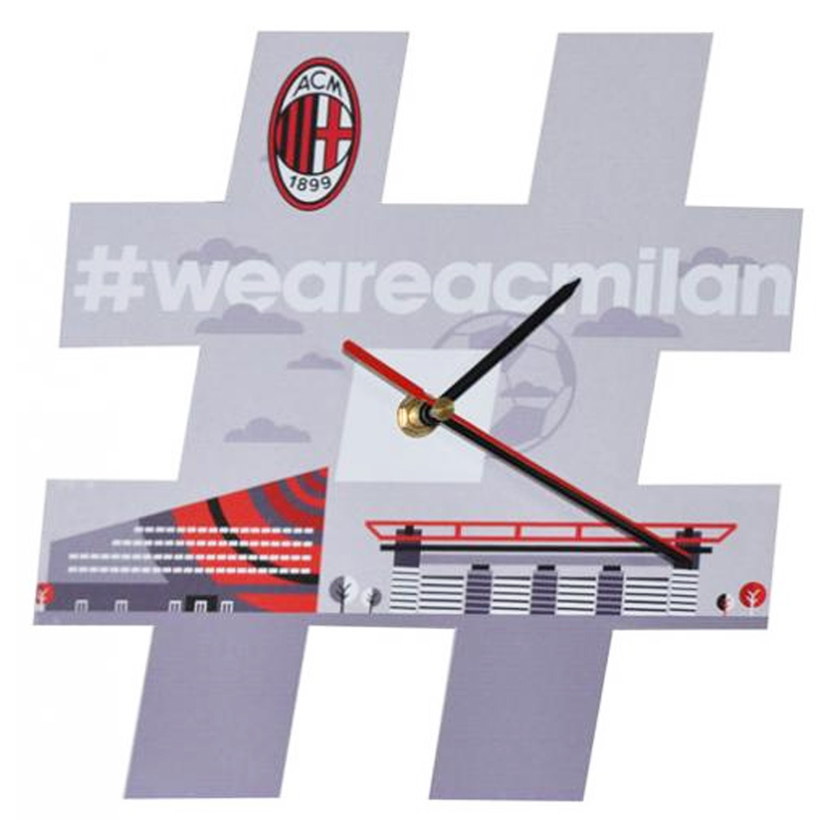MILAN OROLOGIO DA PARETE HASHTAG | Ellepiu