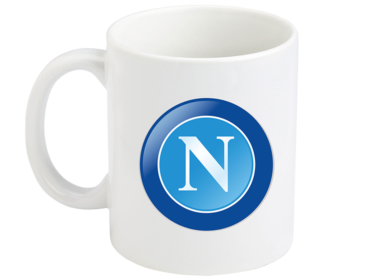 NAPOLI TAZZA MUG LOGO OLD,BIANCA | Ellepiu