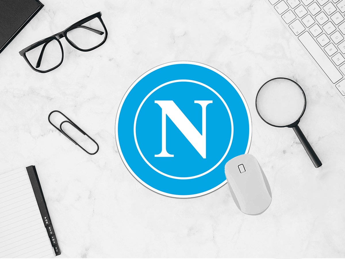 NAPOLI MOUSEPAD TONDO, CELESTE | Ellepiu