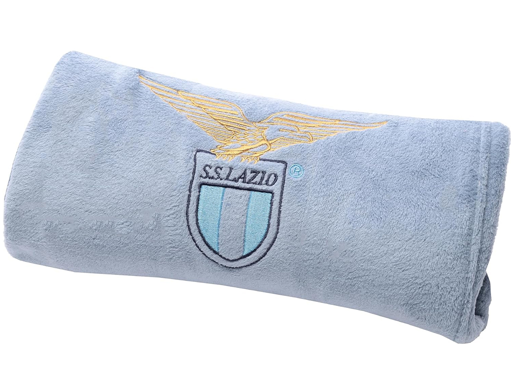 LAZIO PLAID PILE, CELESTE | Ellepiu