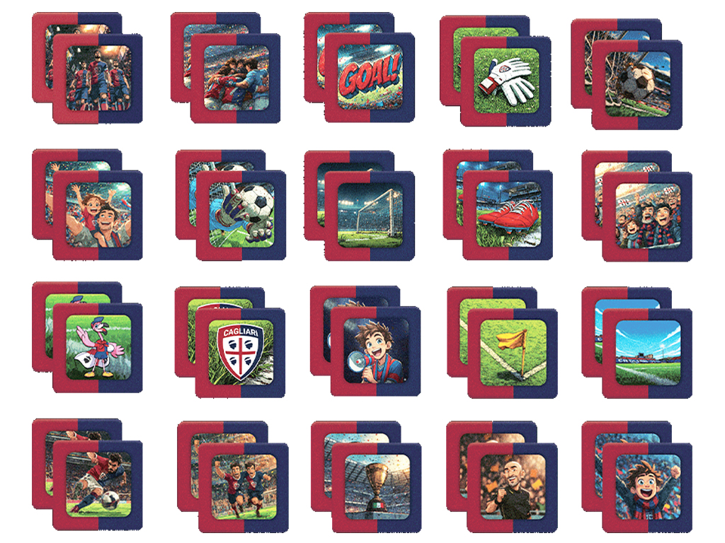 CAGLIARI MEMORY CARD, GIOCO IN SCATOLA | Ellepiu