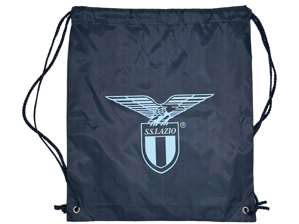 LAZIO SACCA LOGO, BLU NAVY | Ellepiu