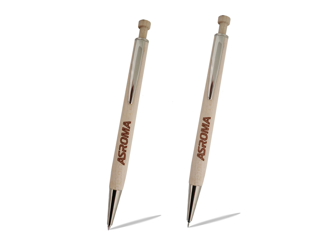 ROMA SET 2 PENNE, ASTUCCIO LEGNO | Ellepiu