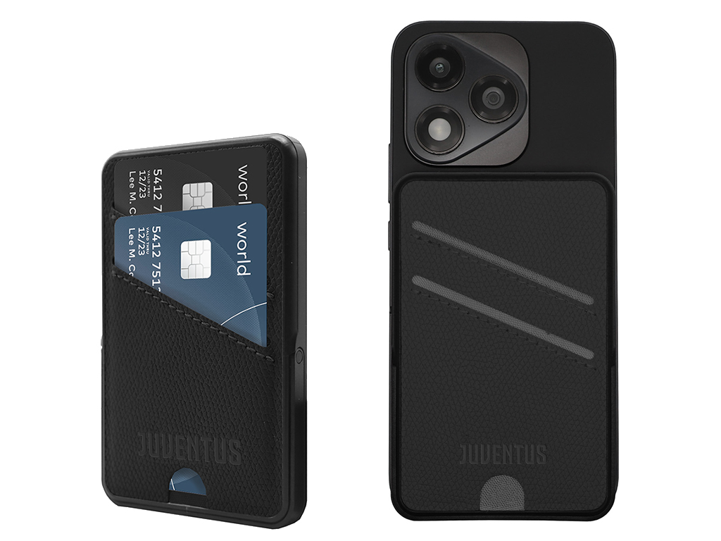 JUVE POWERBANK WIRELESSCON PORTACARTE | Ellepiu